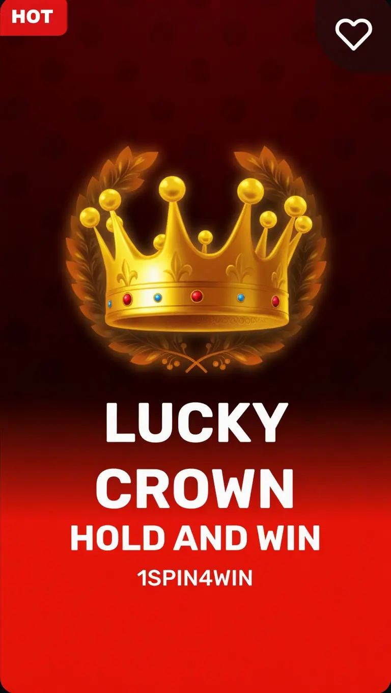 Lucky Crown Hold and Win pokie game by 1spin4win